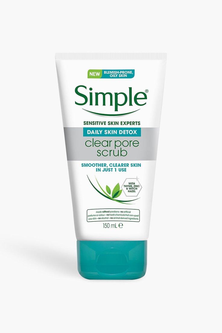 Simple Daily Skin Detox Clear Pore Scrub
