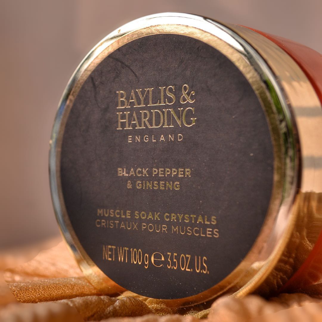 Baylis & Harding Black Pepper & Ginseng Muscle Soak Crystals (100 g)
