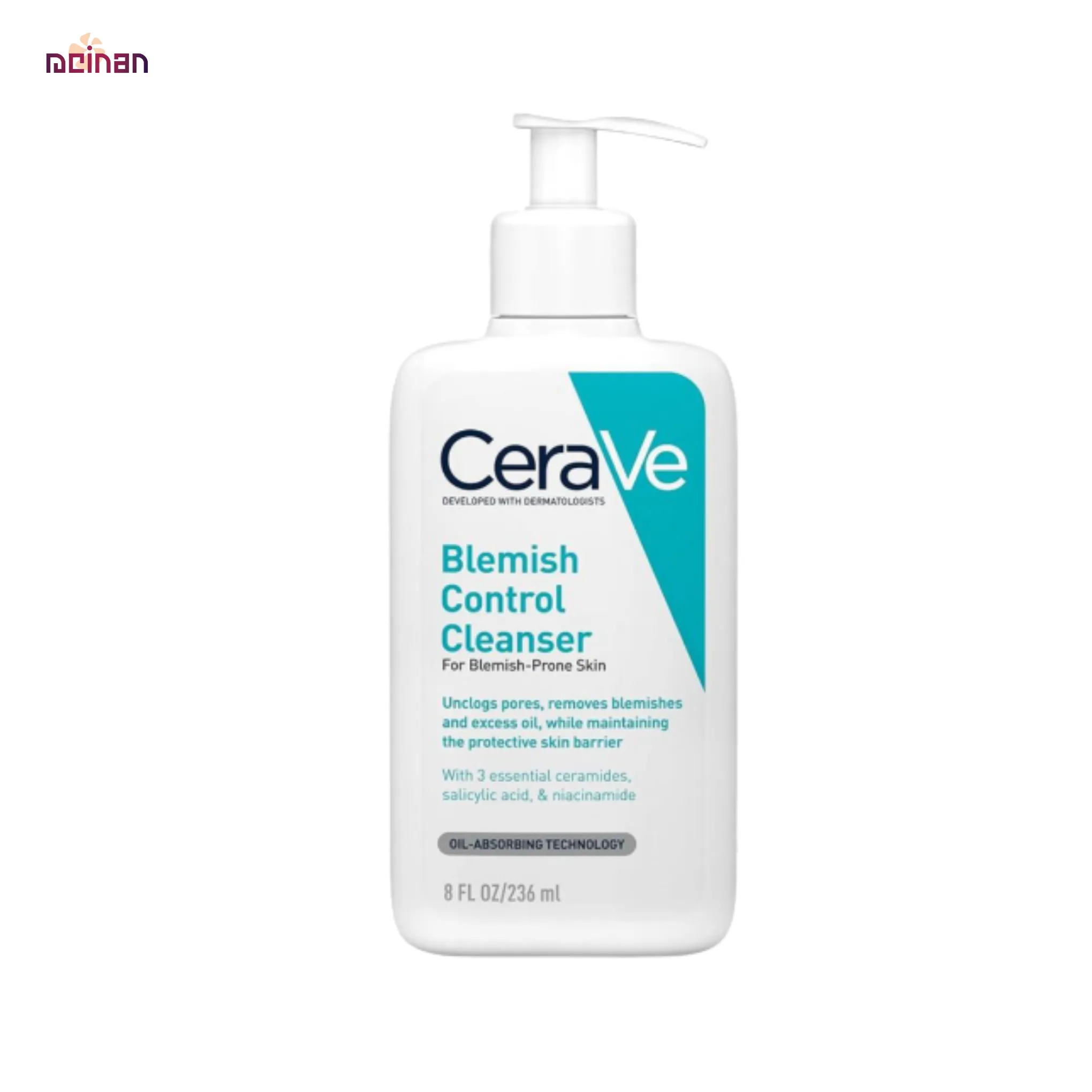 CeraVe Blemish Control Face Cleanser with 2% Salicylic Acid & Niacinamide for Blemish-Prone Skin